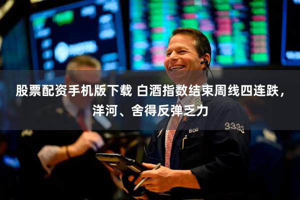 股票配资手机版下载 白酒指数结束周线四连跌，洋河、舍得反弹乏力
