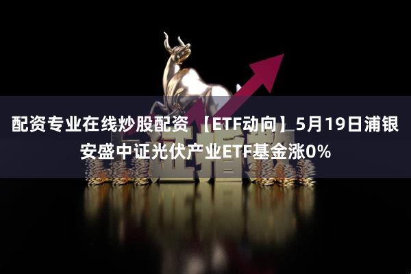 配资专业在线炒股配资 【ETF动向】5月19日浦银安盛中证光伏产业ETF基金涨0%